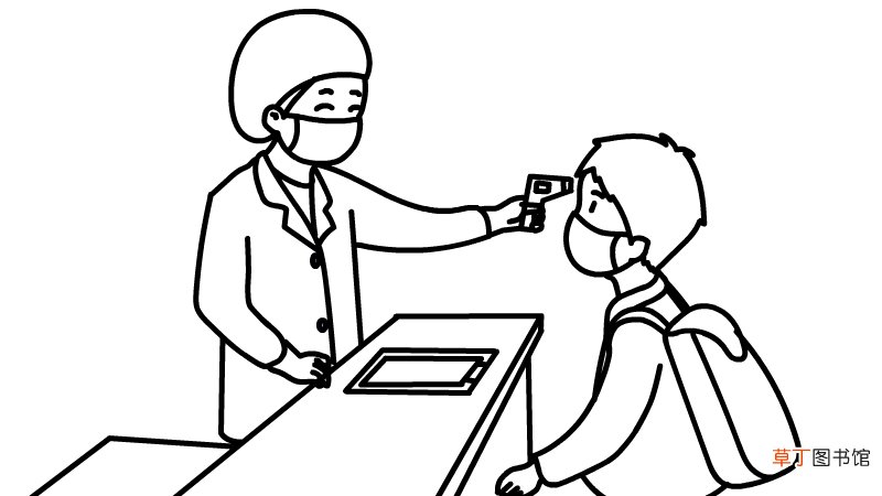 防疫简笔画 防疫简笔画画法
