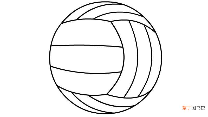 排球简笔画 排球简笔画怎么画