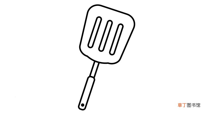 餐具简笔画 餐具的画法