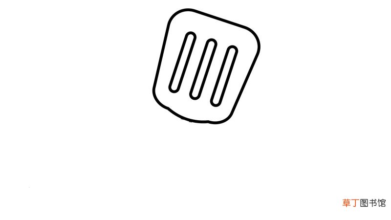 餐具简笔画 餐具的画法