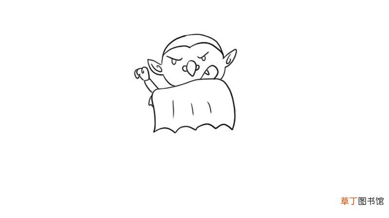 鬼怪人物简笔画