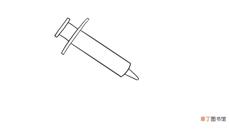 医用针管简笔画步骤 医用针管简笔画