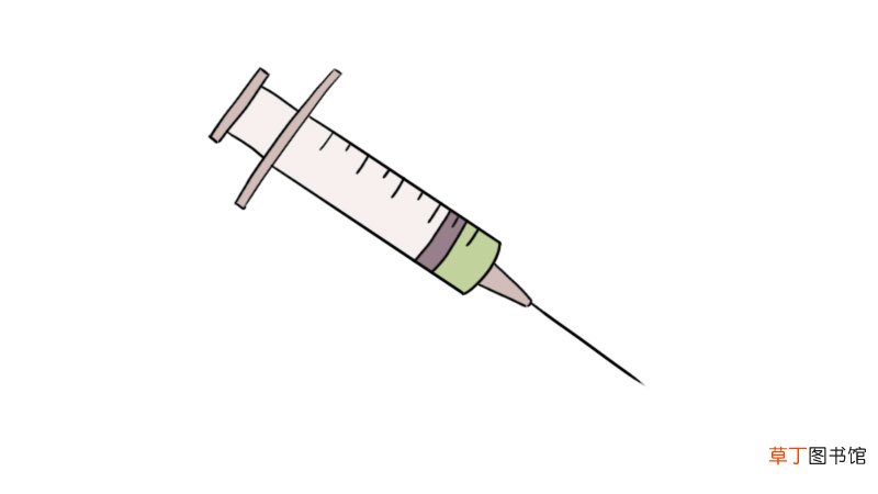 医用针管简笔画步骤 医用针管简笔画