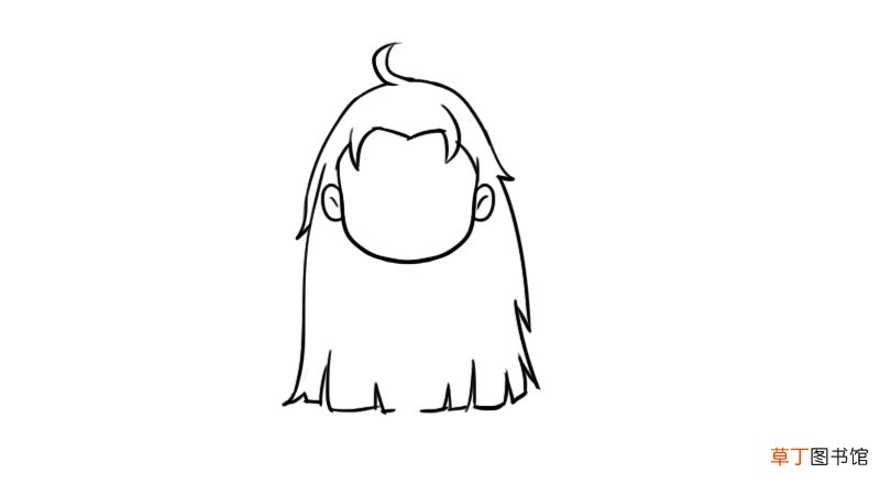 少女简笔画 少女简笔画的画法