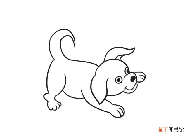 小狗简笔画 小狗怎么画