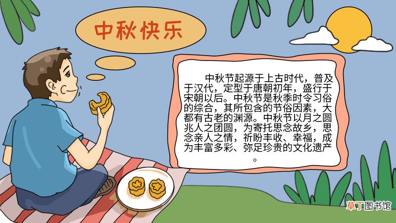 中秋快乐手抄报怎么画 中秋快乐手抄报的画法
