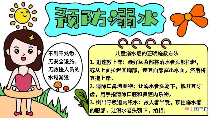 预防溺水手抄报内容 预防溺水手抄报内容画法