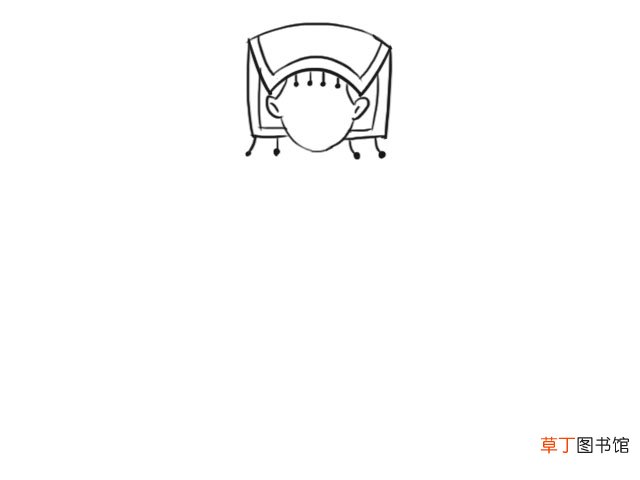 云南民族服饰简笔画