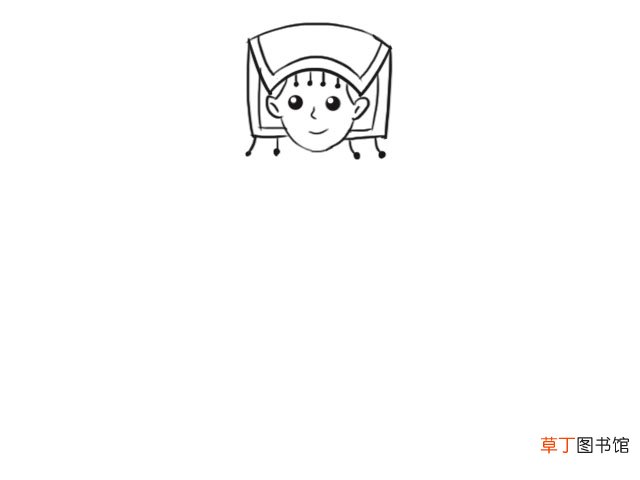 云南民族服饰简笔画