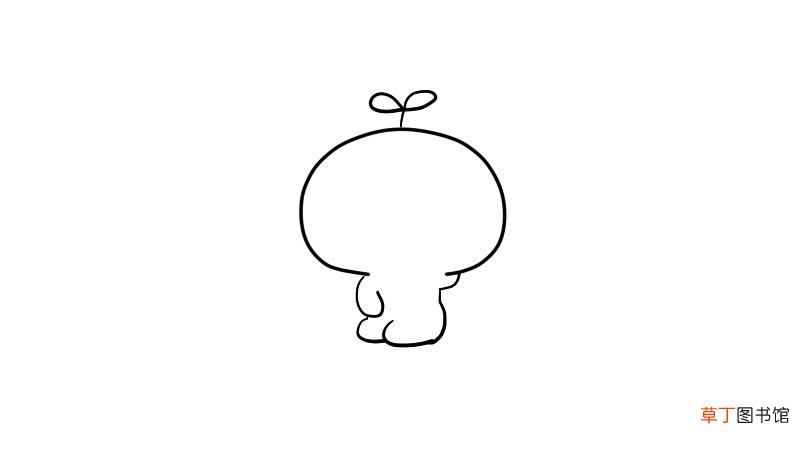 草颜团子简笔画画法草颜团子简笔画教程