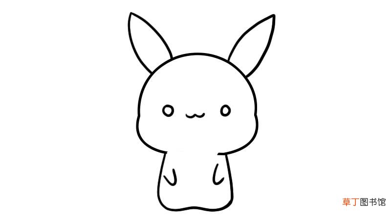 皮卡丘简笔画