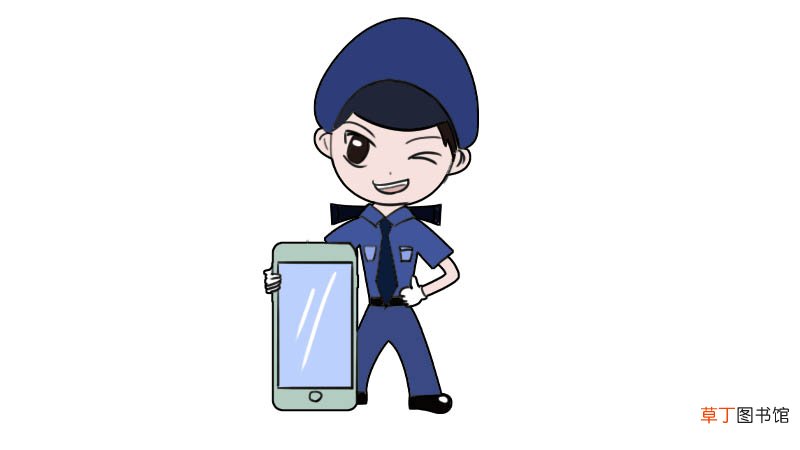 防诈骗简笔画教程防诈骗简笔画步骤