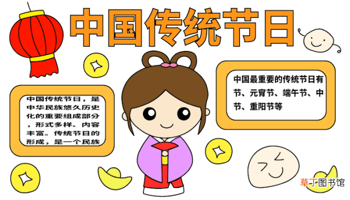 中国传统节日手抄报 中国传统节日手抄报怎么画