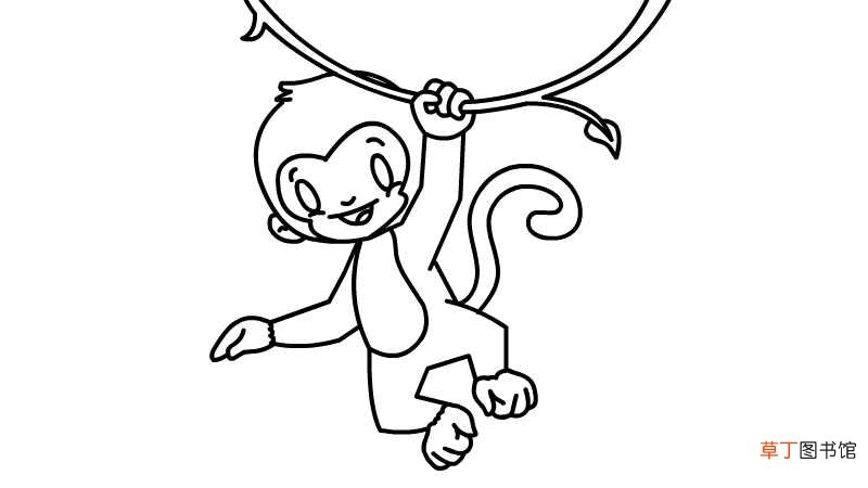 猴简笔画 猴怎么画