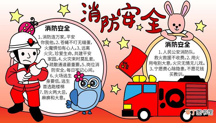 消防宣传日活动手抄报内容 消防宣传日的手抄报怎么画