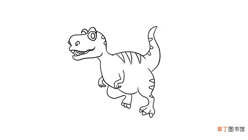 恐龙简笔画画法恐龙简笔画步骤