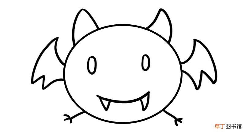 小蝙蝠简笔画