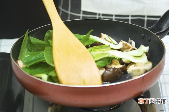 香菇油菜的做法