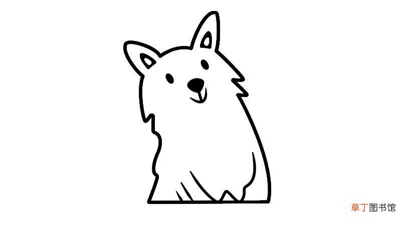 狗简笔画怎么画狗简笔画步骤