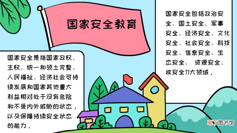 国家安全教育手抄报