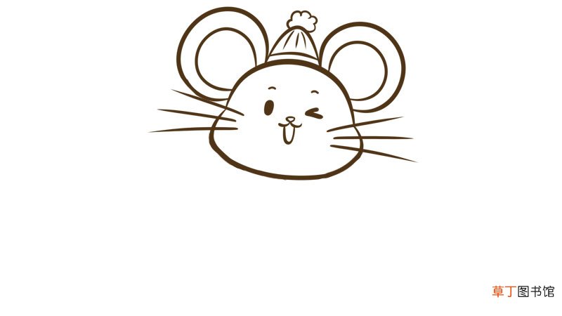 鼠年 生肖鼠简笔画