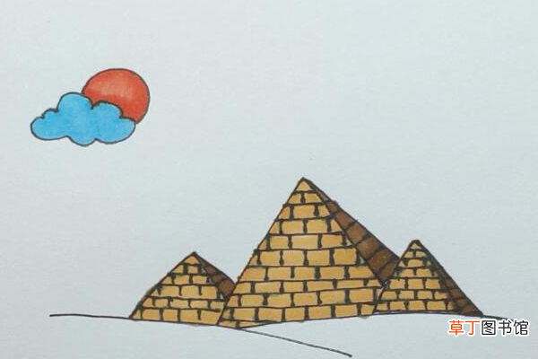 金字塔的画法