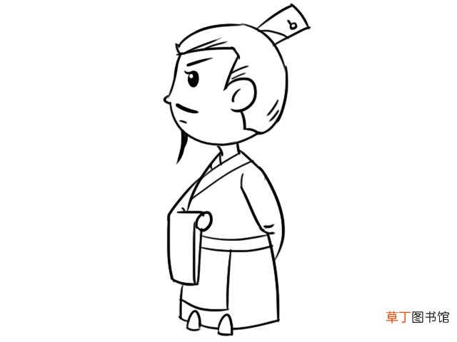 屈原简笔画