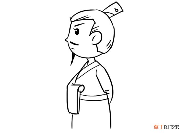 屈原简笔画