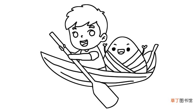 端午节简笔画画法端午节简笔画步骤