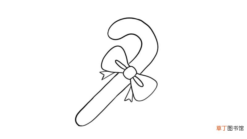 手杖简笔画