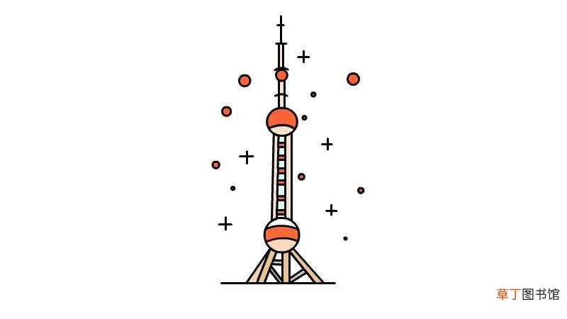 摩天大楼简笔画