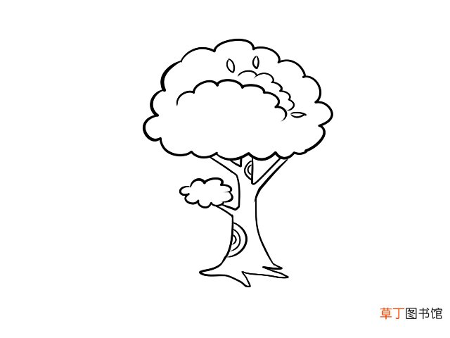 大树简笔画 大树简笔画画法