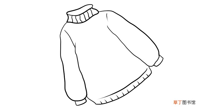 天冷加衣简笔画 天冷加衣的画法