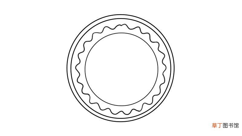 盘子简笔画步骤盘子简笔画画法