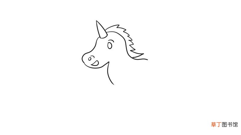 独角兽简笔画教程独角兽简笔画画法