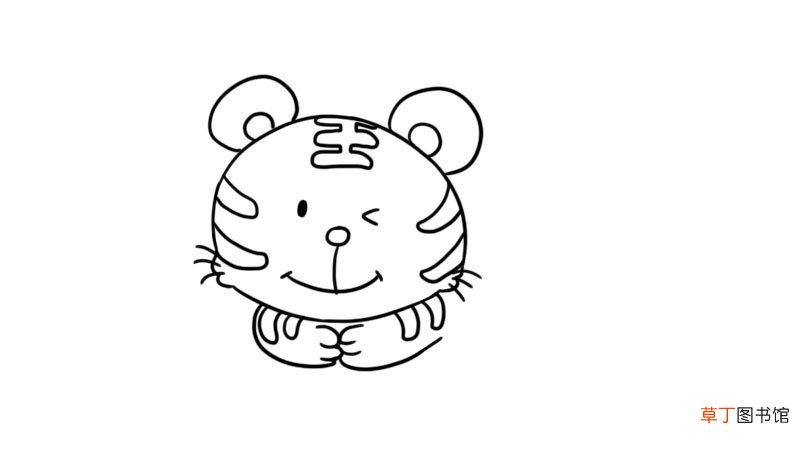 老虎简笔画