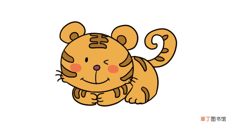 老虎简笔画