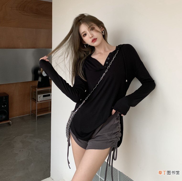长t恤怎么打结