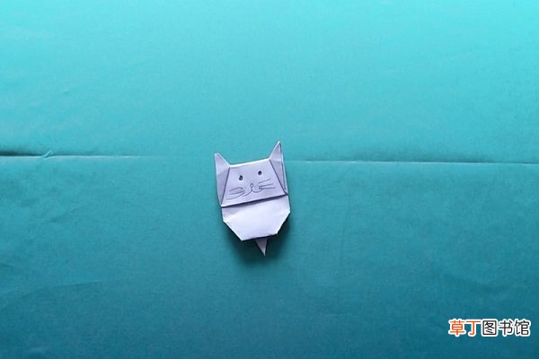猫咪书签怎么折