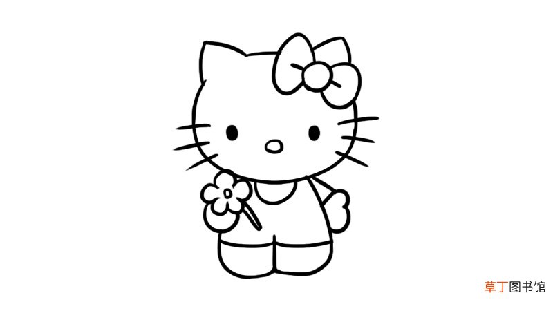 凯蒂猫简笔画