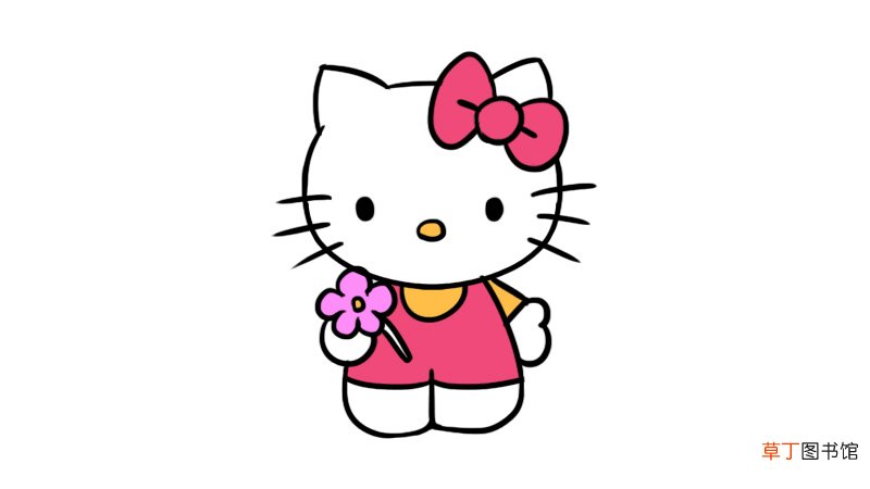 凯蒂猫简笔画