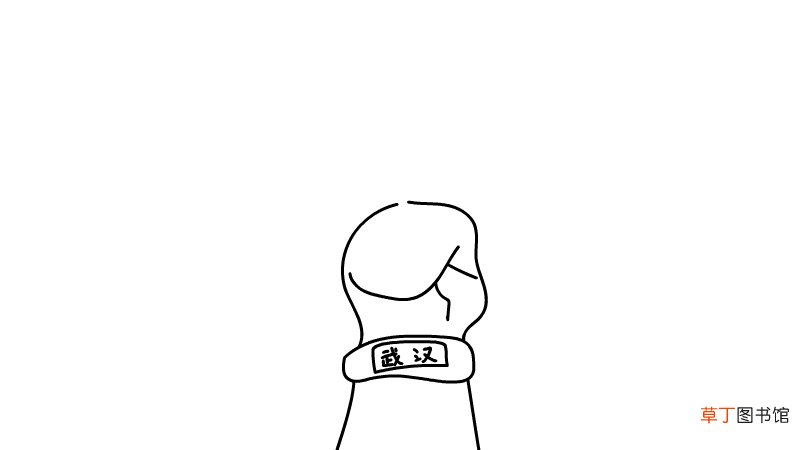 抗击疫情简笔画