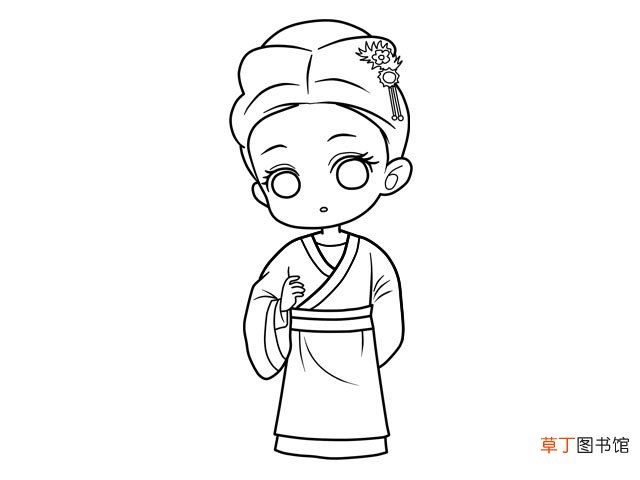 知否赵丽颖q版画法