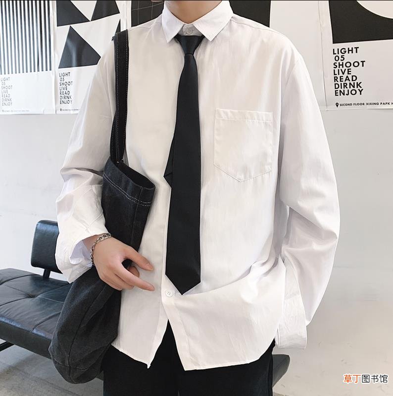 男生衬衫休闲搭配