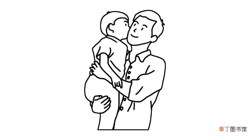 父亲节简笔画画法父亲节简笔画教程
