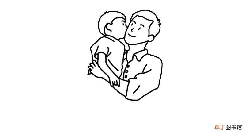 父亲节简笔画画法父亲节简笔画教程