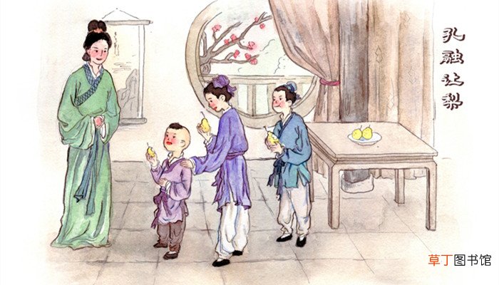 孔融让梨文言文翻译 孔融让梨文言文翻译及原文