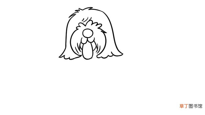高加索犬简笔画