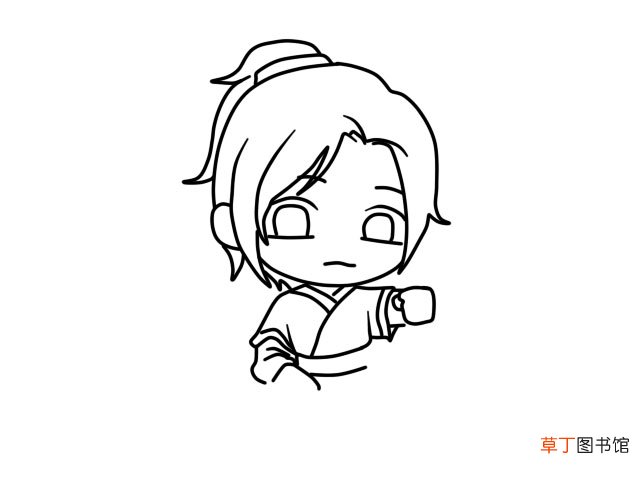 魏无羡简笔画 魏无羡怎么画