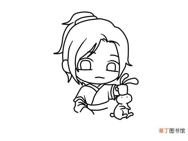 魏无羡简笔画 魏无羡怎么画